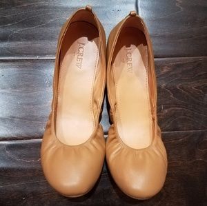 J.Crew Factory Anya Leather Ballet Flats